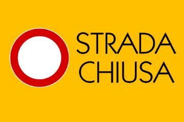 Chiusura strada provvisoria Via Metella, Via Hanbury
